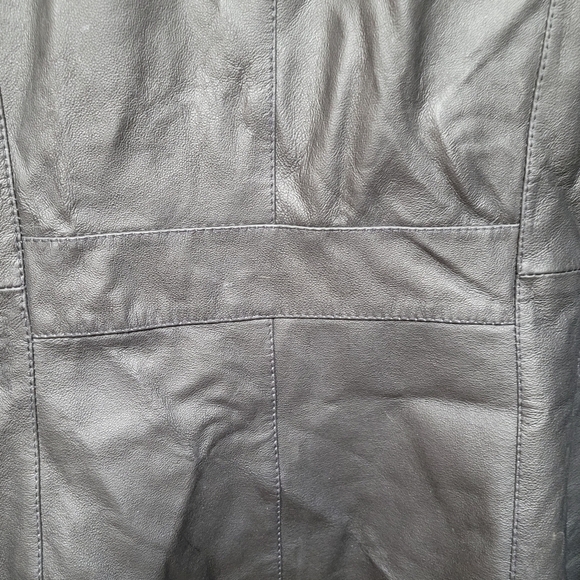 NEW Stunning designer genuine leather coat - Picture 4 of 9